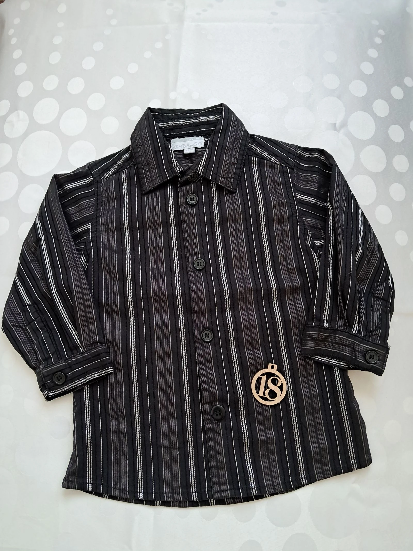 Chemise manche longue taille 18mois